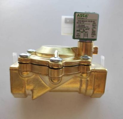 ASCO SCE238D010 Brass Solenoid Valve 220VAC 2/2 Normally Closed