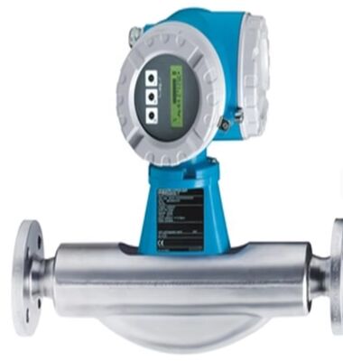 Endress+Hauser Stainless Steel Coriolis Mass Flow Meter with Flange Connectivity and 0.2% Accuracy