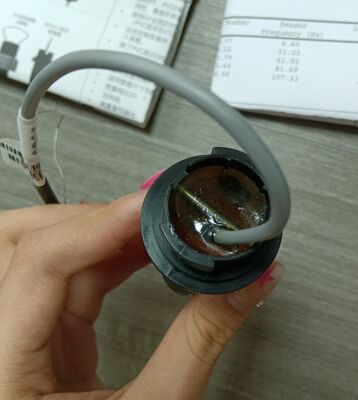 GF 3-8510-P0 Impeller Flow Sensor, Black PVDF Rotor, Polypropylene Body, Titanium Pin, 1/2-4 "(DN15 to DN100) Pipe Size