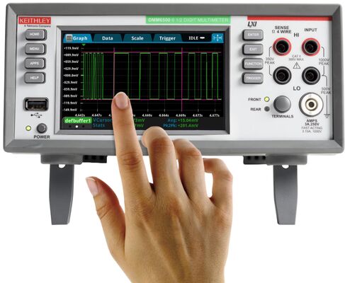 Keithley DMM6500 6.5 Digit Multimeter with Graphical Touchscreen and 1 MS/sec Digitizer
