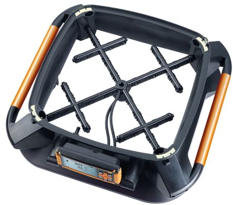testo 420   0563 4200 Bluetooth Air Flow Capture Hood with ±1 °F Accuracy and Lightweight Design for HVAC Flow Measurement