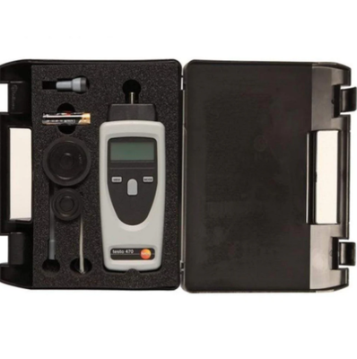 New Original Testo 470 Tachometer Kit with 99999 rpm Measuring Range ±0.02% Accuracy and 0.1 rpm Resolution