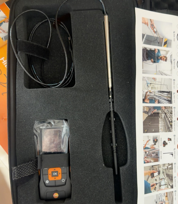 New Original German testo 440 Portable CO2 Gas Detector, Infrared CO2 Analyzer, Bluetooth Thermosensitive Anemometer