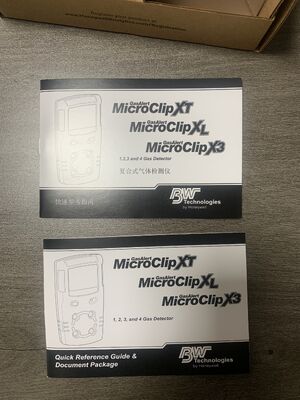 multi gas GasAlert MicroClip XL 4-Gas Detector Black