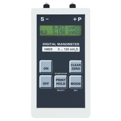 7kPa Handheld Digital Pressure Gauge HM28D3C30000 18/8 Stainless Steel