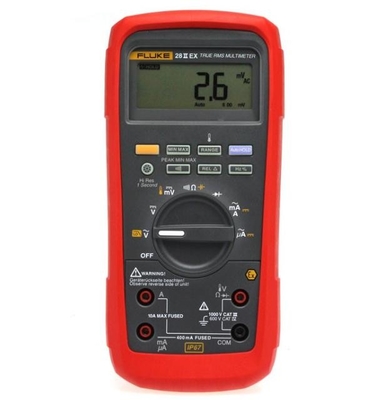 Fluke 28II Ex True RMS Digital Multimeter Weight 698.5g DC Voltage Range -0.1mV to 1000 V