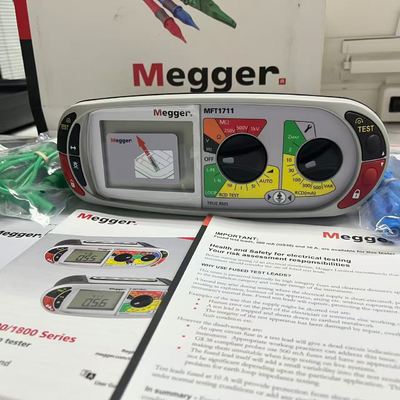 Большой яркий ЖК-дисплей Многофункциональный мегомметр серии MFT1700 MFT1711, MFT1721 с двух- и трехпроводной петлей без отключения
