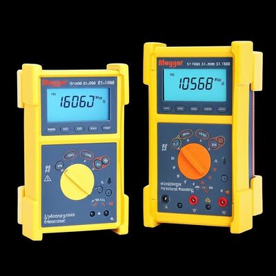 Megger S1-1568 Insulating Resistor Meter with 24 V Testing Voltage > 10 MΩ Insulation Resistance and ±(0.01% + 1) Accuracy