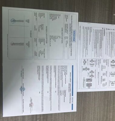 Krohne H250/RR/M40 High Accuracy Stainless Steel Variable Area Flowmeter with Clamp-On Connectivity