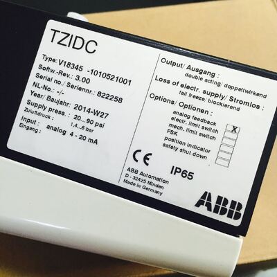 25°C To 60°C Temperature Range ABB Control Unit With Minimum Control Current 4-20mA Feedback Suitable For And Automation