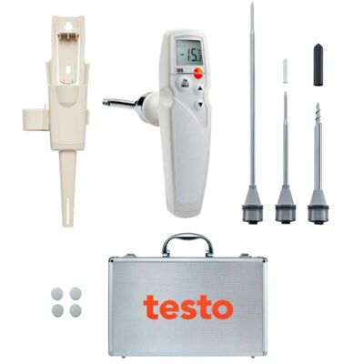 Testo 105 Kit - One-hand Thermometer (Order No. 0563 1052) Digital Food Thermometer for Liquid,semi-solid, Frozen Food