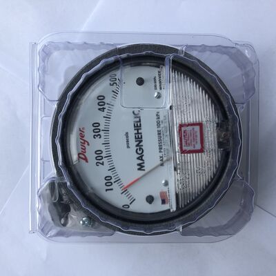 Magnetic Differential Pressure Gauge with 0-1000 Pa Measurement Range, 2% Accuracy, and Magnetic Operation for Industrial Applications