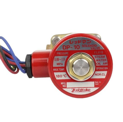 Yoshitake Japan Stainless Steel 2-way Pilot Type Solenoid Valve DP-100 AC110V Electric Normally Closed JIS Rc Screwed Steam Air