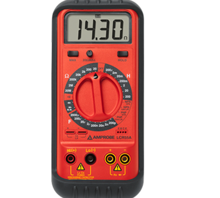 FLUKE Amprobe LCR55A портативный LCR Meter Измеряйте индуктивность, емкость, сопротивление, транзисторы, диоды и микроволновые диоды