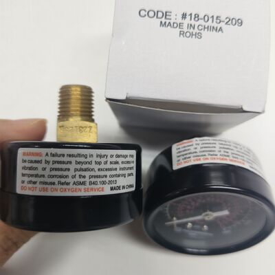 IMI Norgren 18-015 Series 18-015-209 18-015-211 18-015-204 Pressure Gauge, 0-160 PSI,1/4 NPT center back port