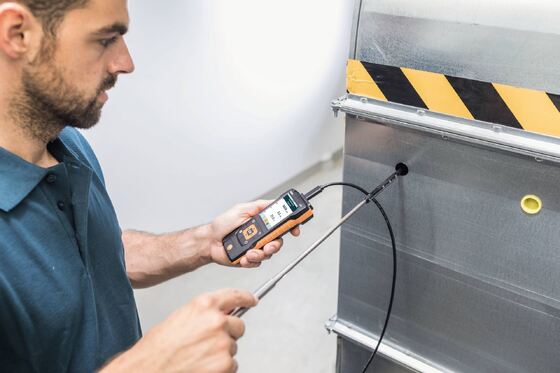 New Original German testo 440 Portable CO2 Gas Detector, Infrared CO2 Analyzer, Bluetooth Thermosensitive Anemometer