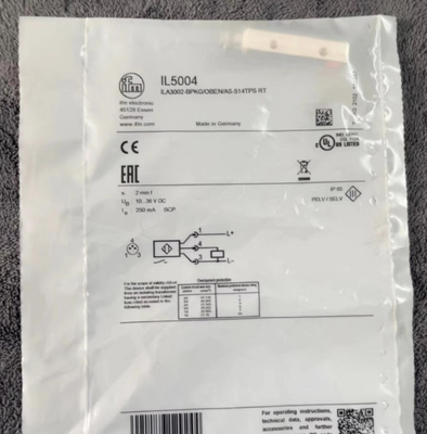 New Original German IFM IL5004 Inductive Sensor PNP 2mm Sensing Range 10-36V DC