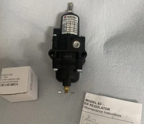 Fairchild 1/4"NPT Female Pressure Regulator with 2-120 PSIG Adjustable Range Epoxy Coated Finish and Non-Bleed Design