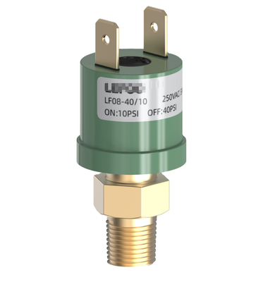 LF08 HVAC IP67 SPDT Smart Pressure Switch 0.2~45bar Range Water Fan Compressor Protection Air Conditioning 250V